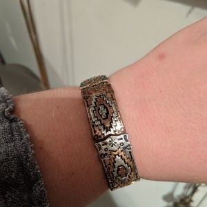 Mixed metals bracelet